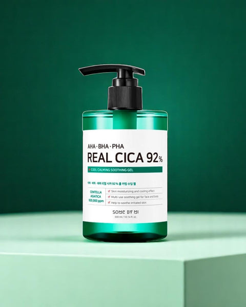 AHA BHA PHA Real Cica 92% Cool Calming Soothing Gel